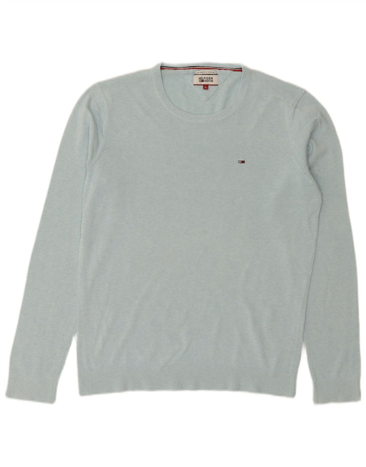Maglione maglione girocollo da uomo Tommy Hilfiger grande blu