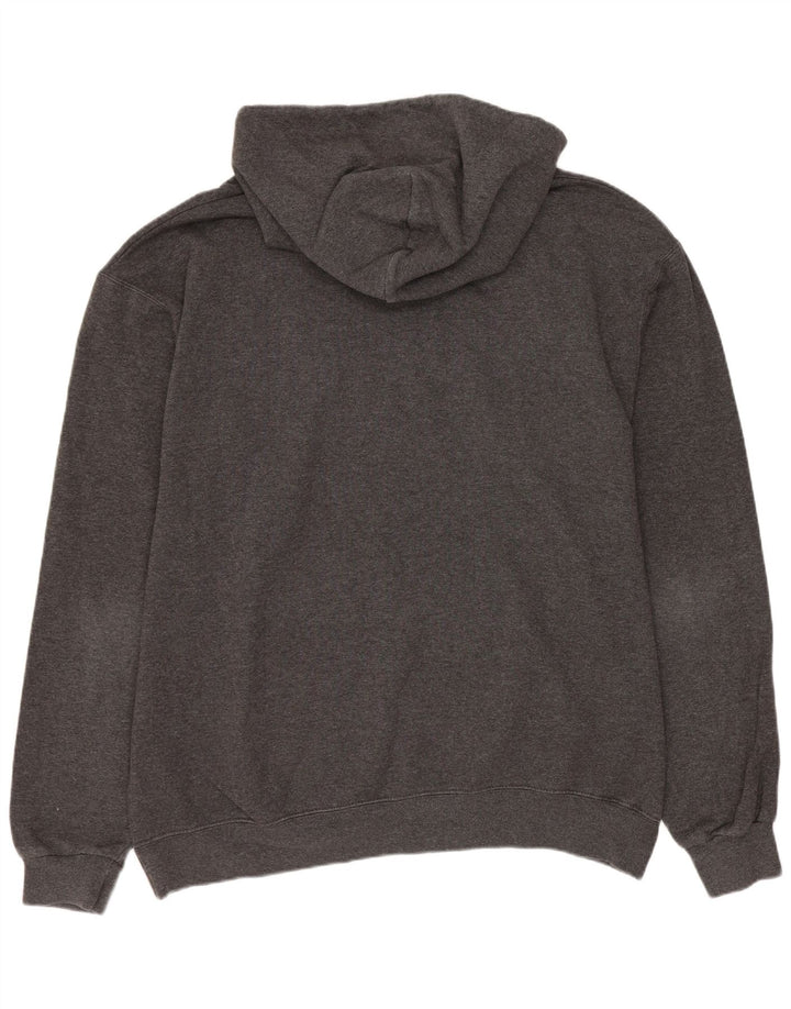 Felpa con cappuccio grafica Champion da uomo Wright State University, grande grigia