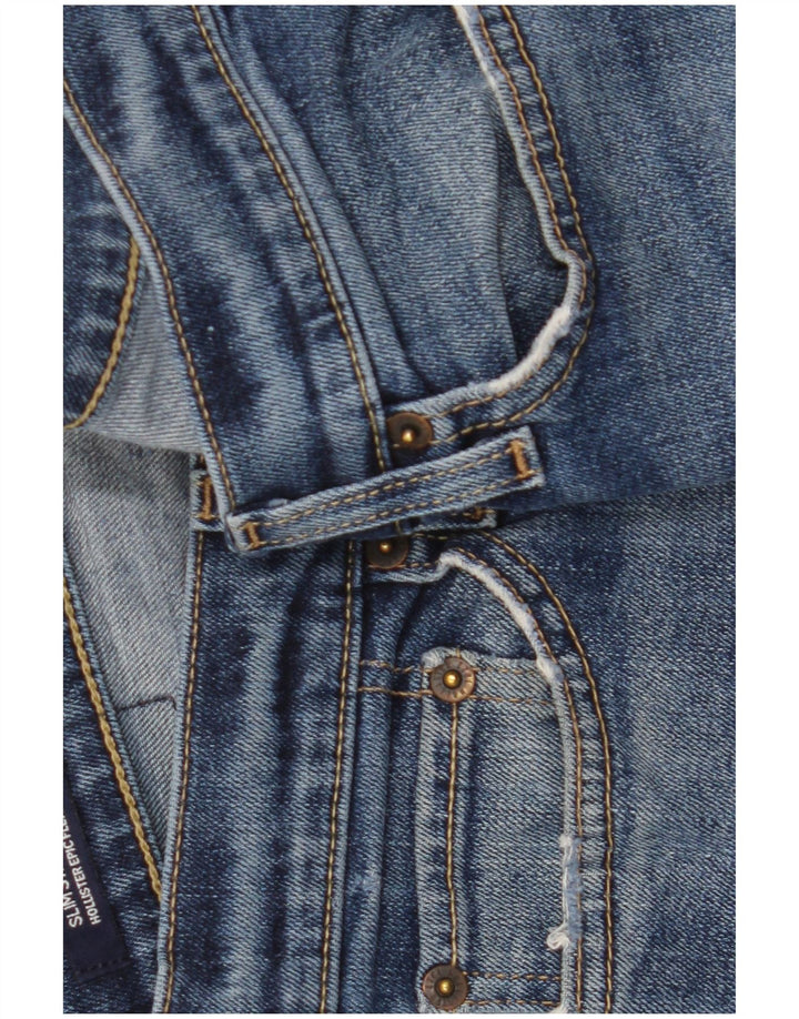 Jeans slim da uomo Hollister W30 L30 cotone blu