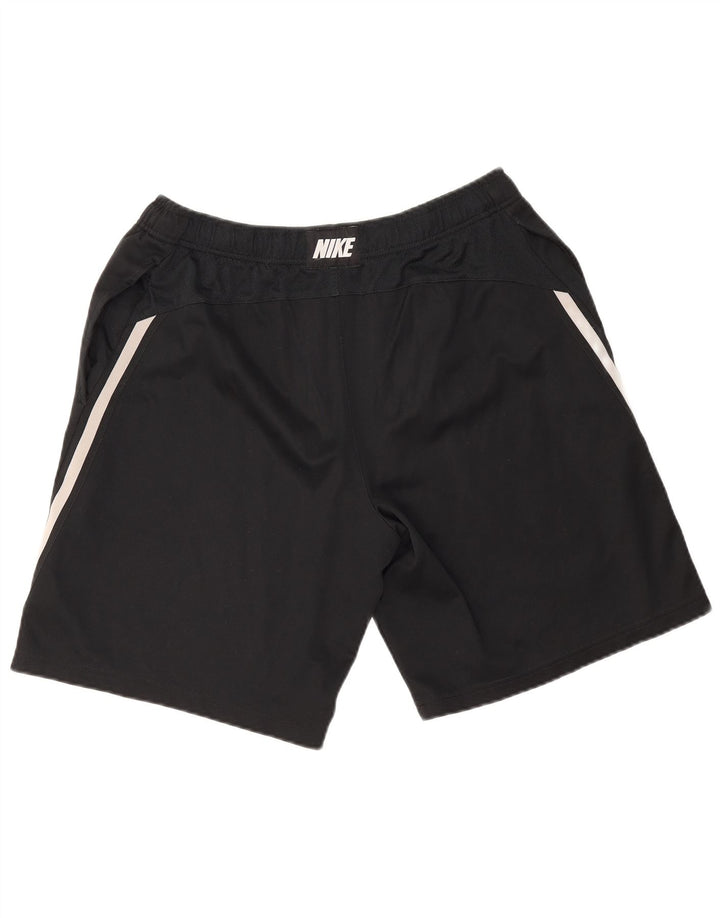 Pantaloncini sportivi Nike da uomo medio nero in poliestere