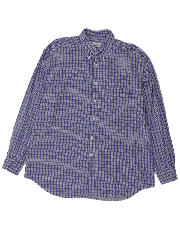 Camicia da uomo Cerruti 1881 XL a quadri blu
