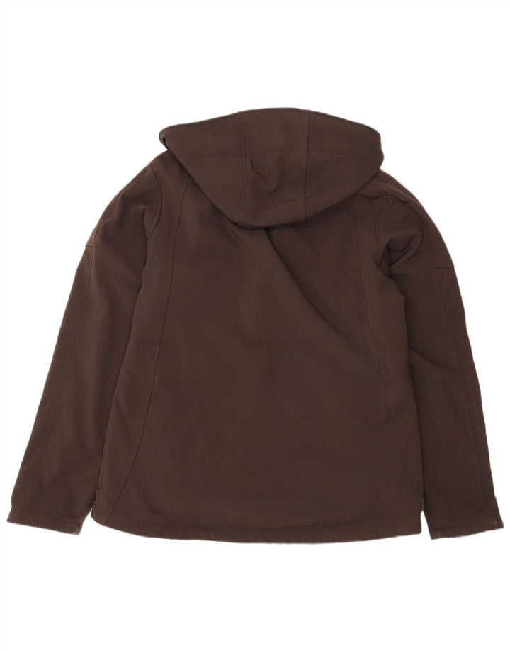 Giacca a vento con cappuccio da donna Mountain Warehouse UK 14 Large Marrone