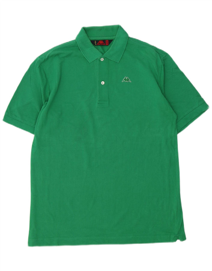 Polo Kappa da uomo La Polo in cotone verde medio
