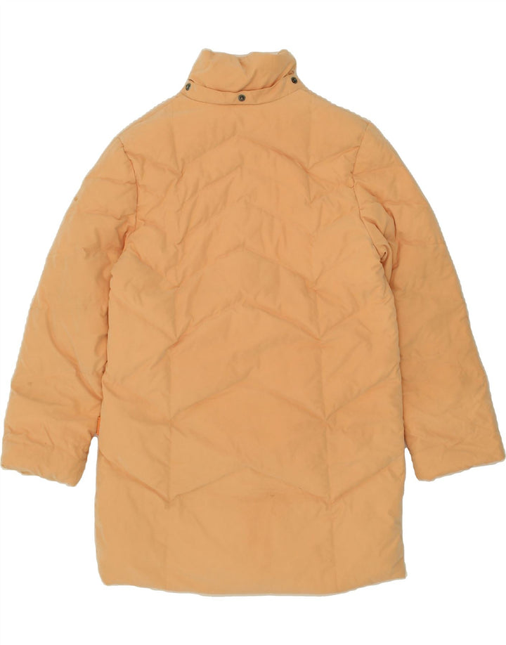 INVICTA Girls Padded Coat 7-8 Years Orange Polyamide Vintage Invicta and Second-Hand Invicta from Messina Hembry 