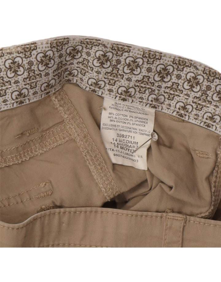Pantaloncini cargo da donna LEE US 14 XL W34 Cotone beige