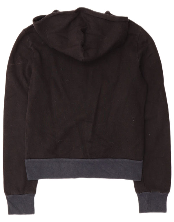 Maglione con cappuccio e zip da donna Replay UK 12 Cotone color block medio nero