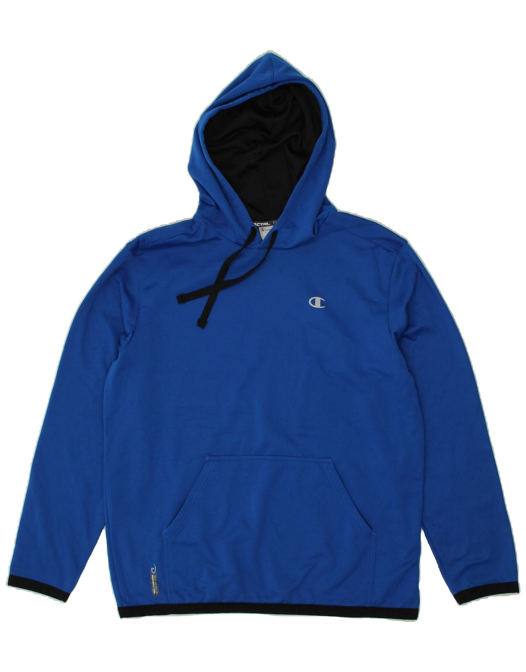 CHAMPION Mens Hoodie Jumper Large Blue Polyester Vintage Champion and Second-Hand Champion from Messina Hembry 