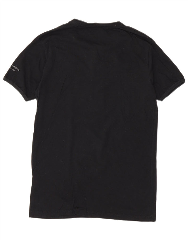 SERGIO TACCHINI T-shirt Uomo Top Small Nera in Cotone