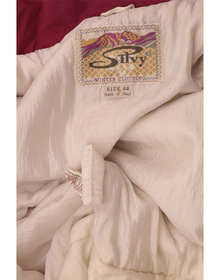Tuta da sci da donna taglio ampio con cappuccio Silvy IT 44 Medium White Colourblock