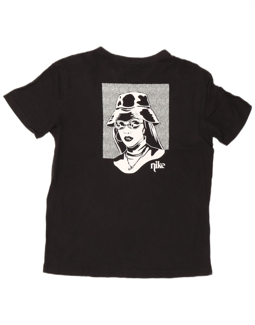 T-shirt grafica da uomo Nike Top Small in cotone nero
