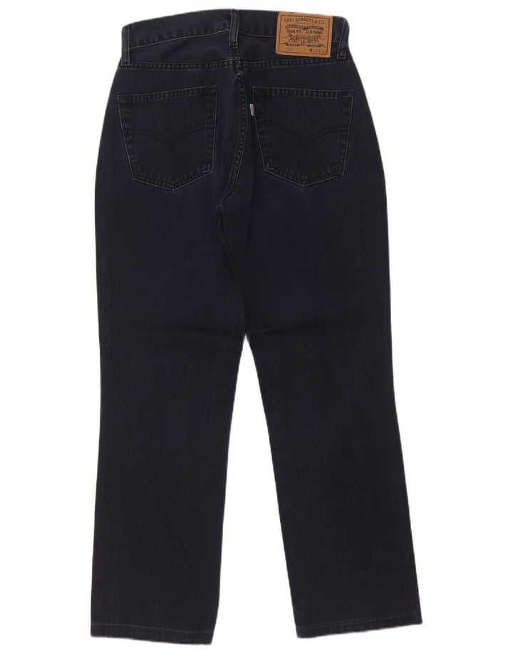 Jeans dritti 595 da donna Levi's W28 L27 cotone blu navy