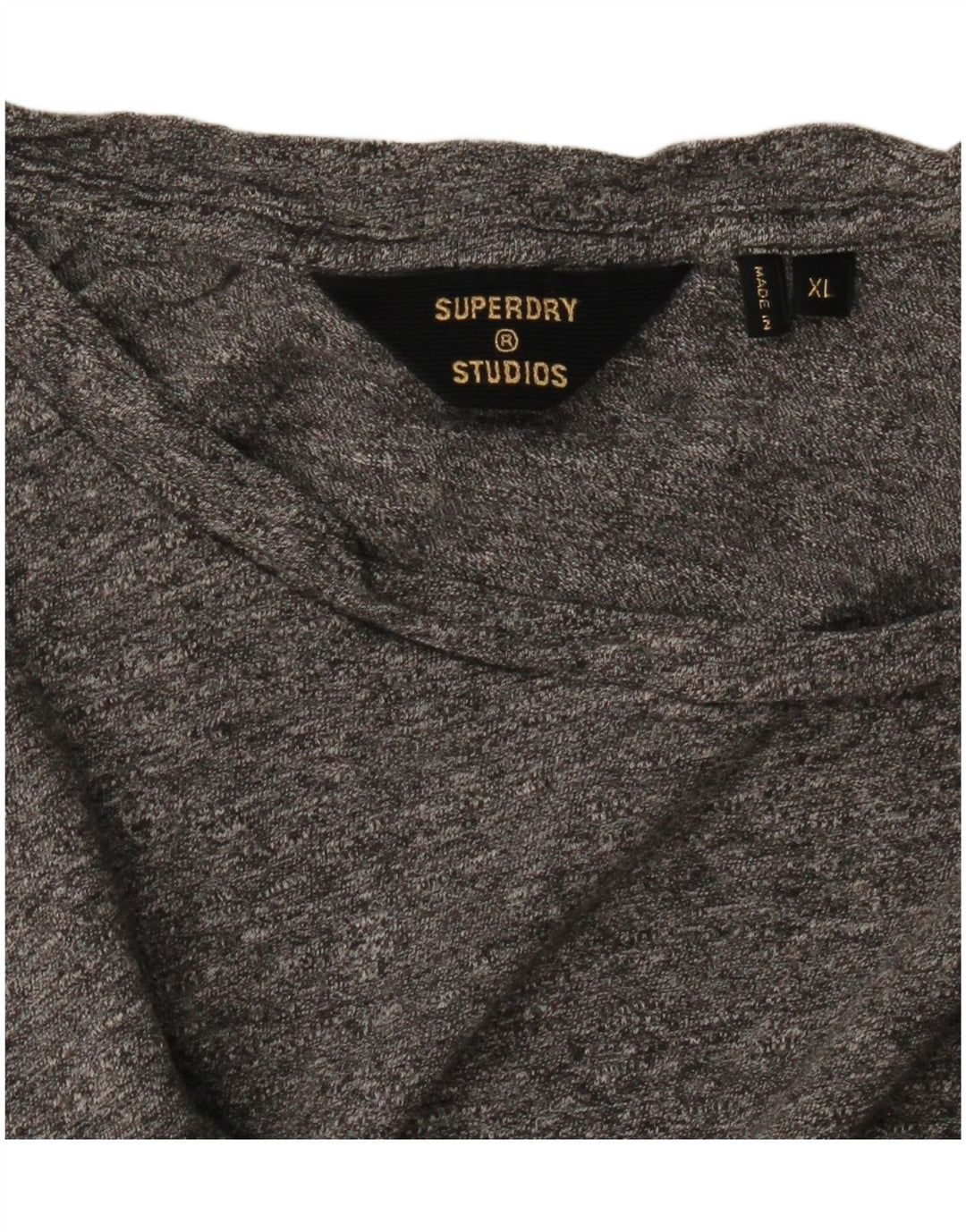 T-shirt da uomo Superdry Top XL grigio chiazzato