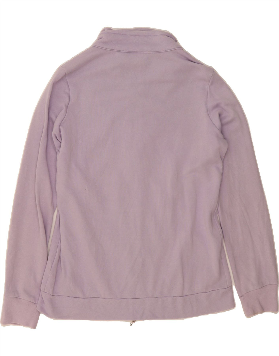 CHAMPION Womens Easy Fit Tracksuit Top Jacket UK 12 Medium Purple Cotton Vintage Champion and Second-Hand Champion from Messina Hembry 
