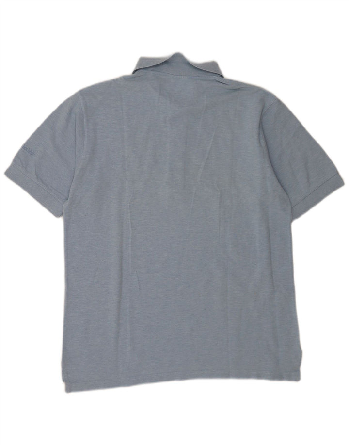 Polo Uomo Sergio Tacchini IT 50 Cotone Puntinato Blu Medio