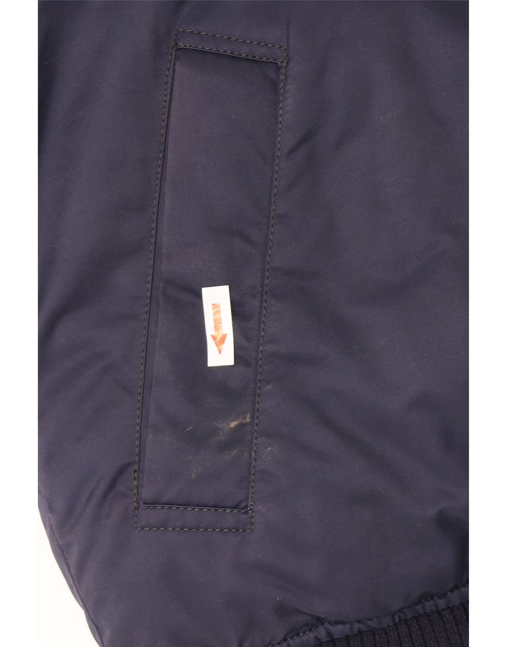 Giacca imbottita con cappuccio da uomo G-Star UK 42 XL Blu navy in poliammide