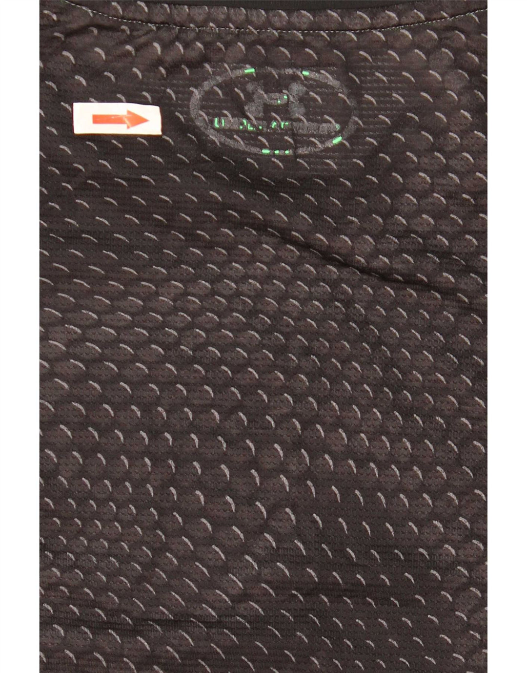 T-shirt da uomo Under Armour Top Small poliestere geometrico nero