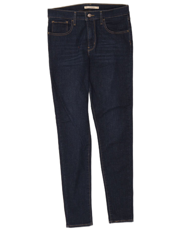 Levi's Womens 720 High Rise Super Skinny Jeans W30 L30 Blue Cotton