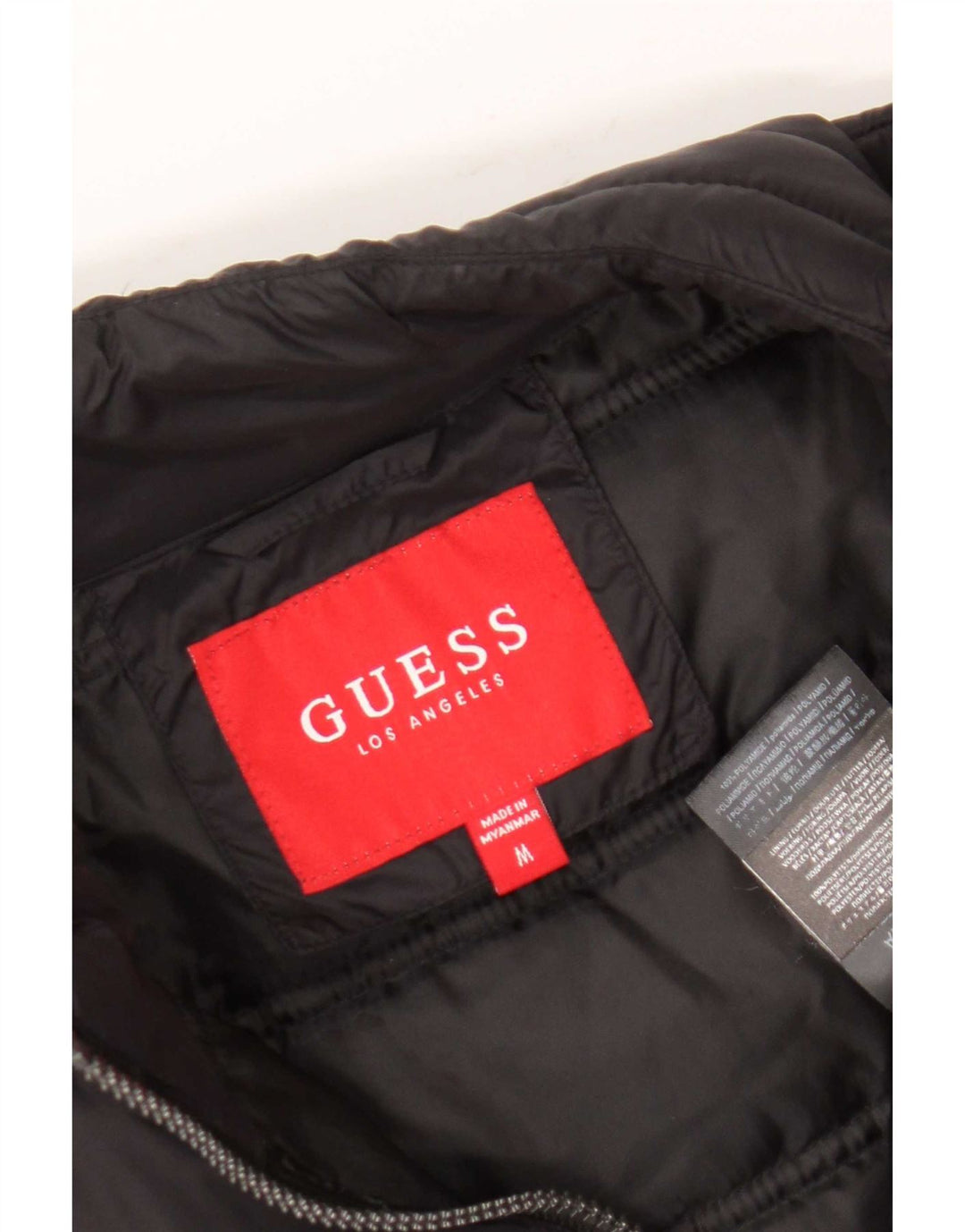 Giacca imbottita da donna Guess UK 14 media nera in poliammide