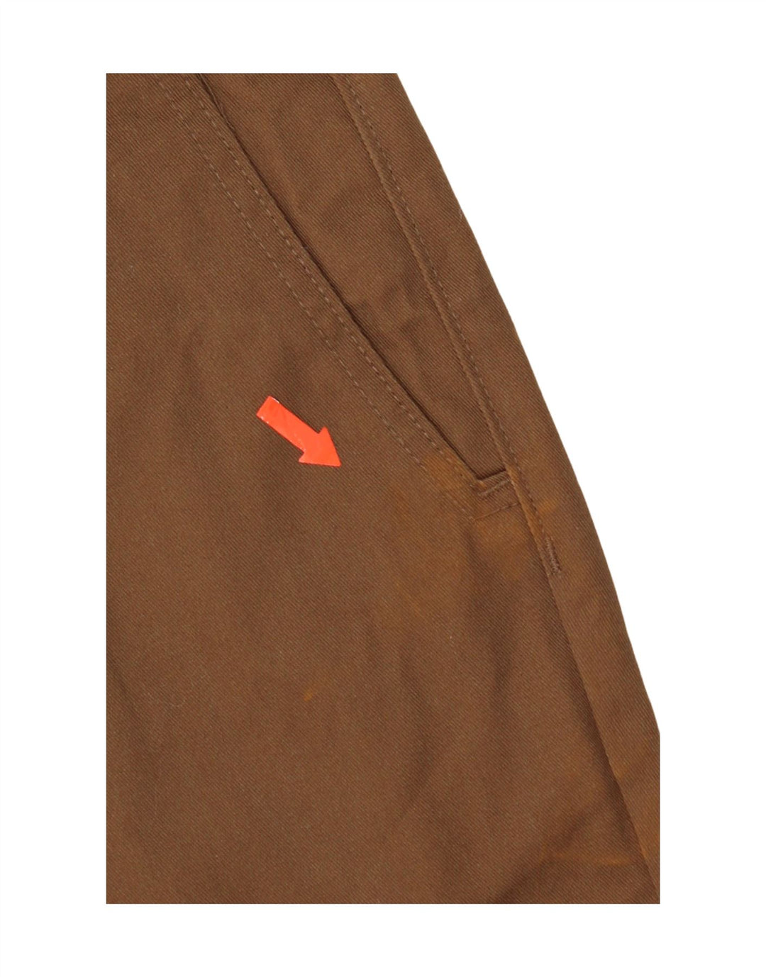 Pantaloni chino dritti da donna Volcom W32 L31 cotone marrone