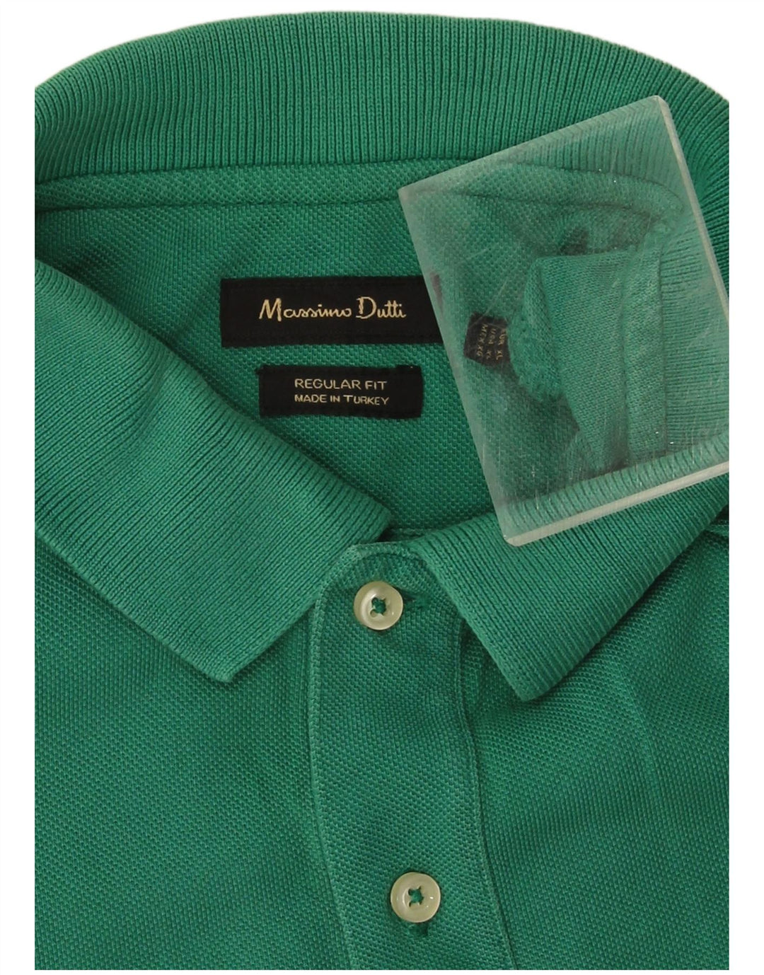 Polo da uomo vestibilità regolare Massimo Dutti XL verde