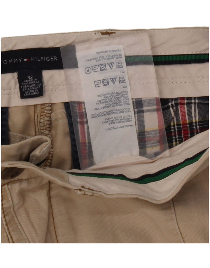 TOMMY HILFIGER Pantaloncini chino da uomo W32 Cotone beige medio