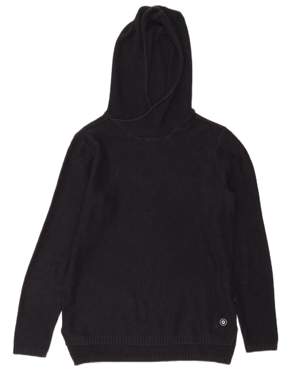 Maglione con cappuccio da uomo Jack & Jones medio acrilico blu navy