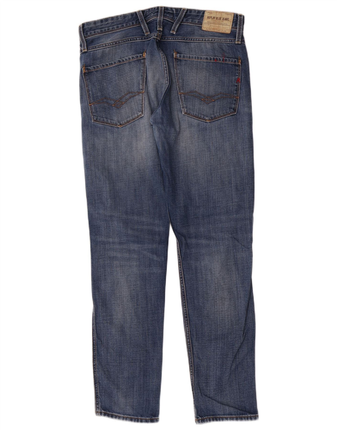 Replay Jeans slim da uomo W32 L32 in cotone blu