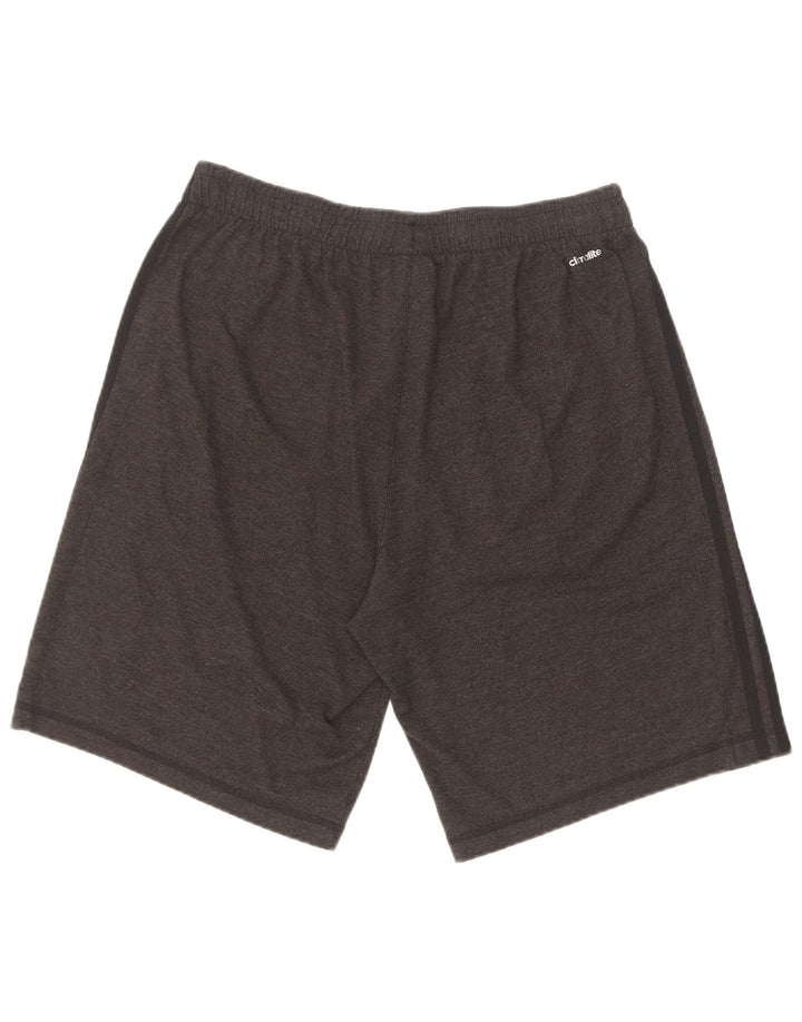 Pantaloncini sportivi Adidas Climalite da uomo di grandi dimensioni in cotone grigio