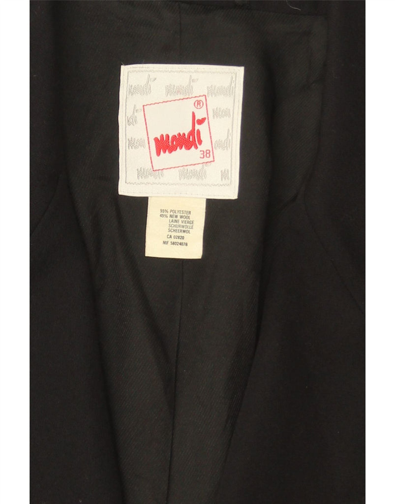 MONDI Womens Bolero Jacket EU 38 Medium Black Polyester Vintage Mondi and Second-Hand Mondi from Messina Hembry 