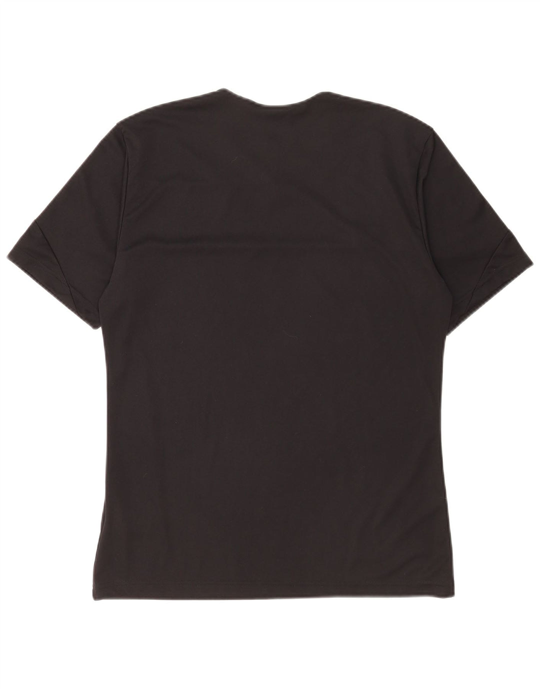 T-shirt Adidas Climalite da uomo, piccola, in poliestere color block nero