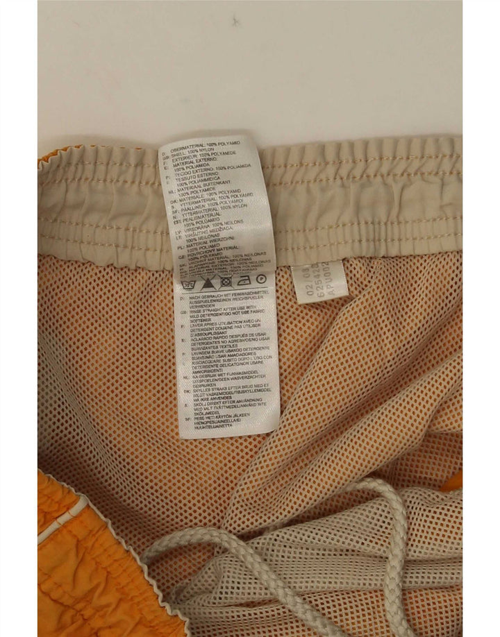 Pantaloncini da bagno Adidas da uomo di colore arancione medio in poliammide