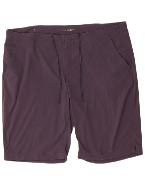 Pantaloncini chino Omni-Shield da donna Columbia US 18 2XL W40 nylon blu navy
