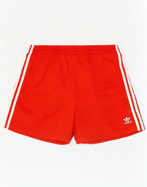 Pantaloncini sportivi Adidas da donna UK 16/18 Large Rosso Poliestere