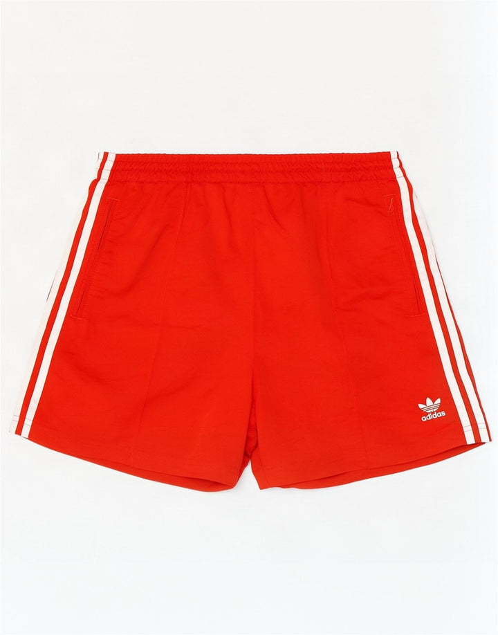 Pantaloncini sportivi Adidas da donna UK 16/18 Large Rosso Poliestere
