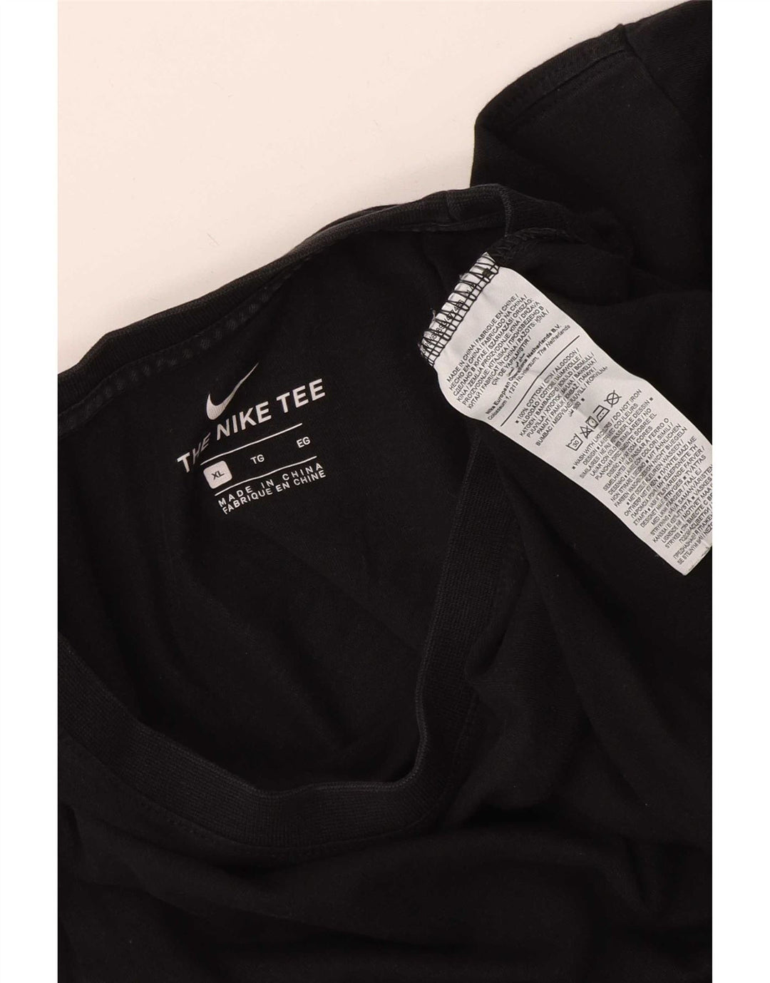 T-shirt da uomo Nike Top XL in cotone nero