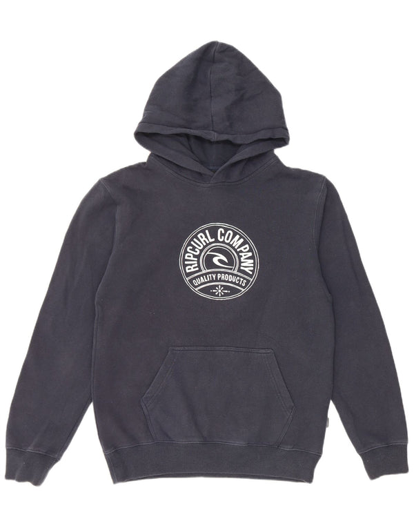 RIP CURL Felpa con cappuccio grafica per ragazzi 13-14 anni Large in cotone blu navy