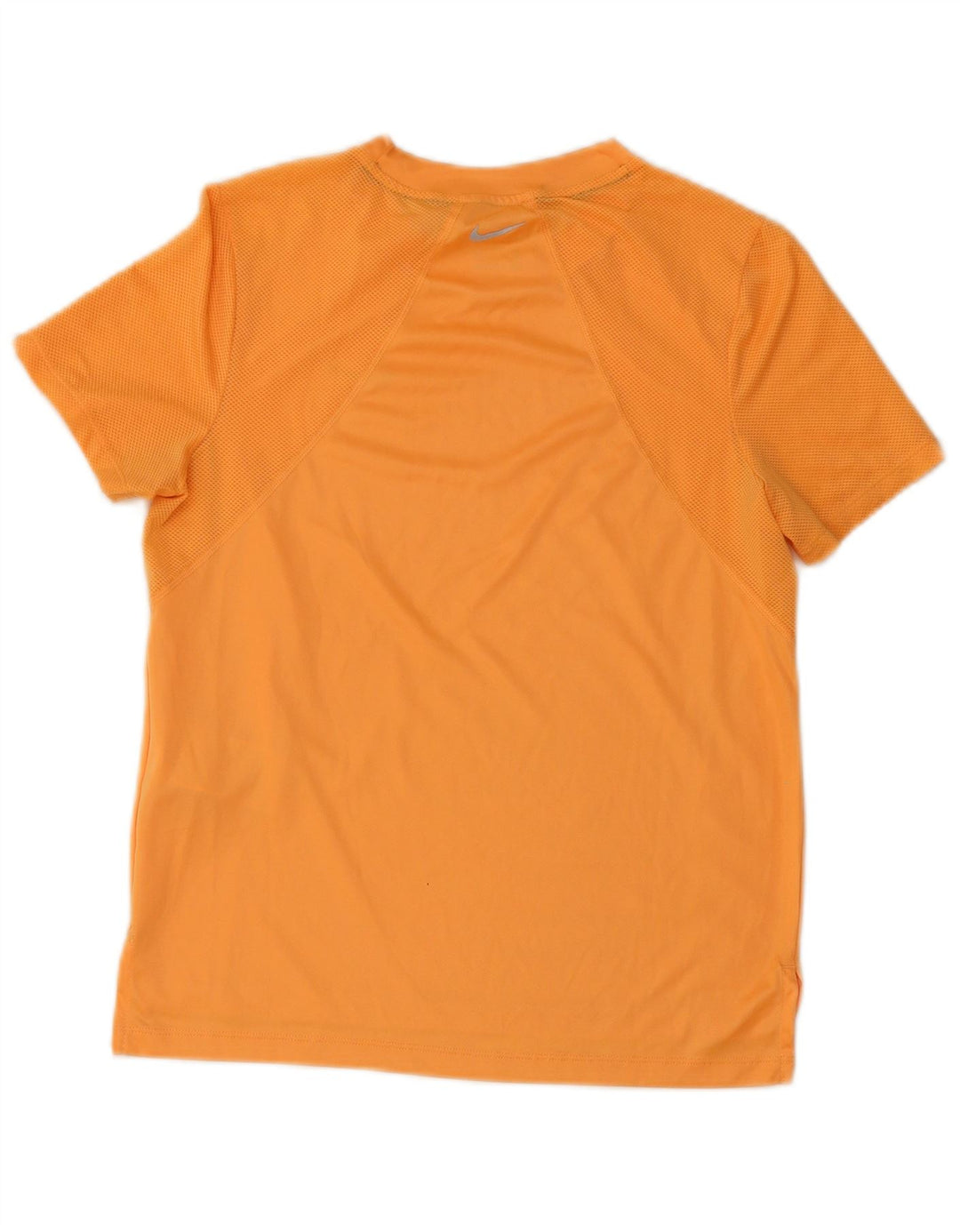 T-shirt Nike Dri Fit da donna Top UK 10 Small Arancione Poliestere