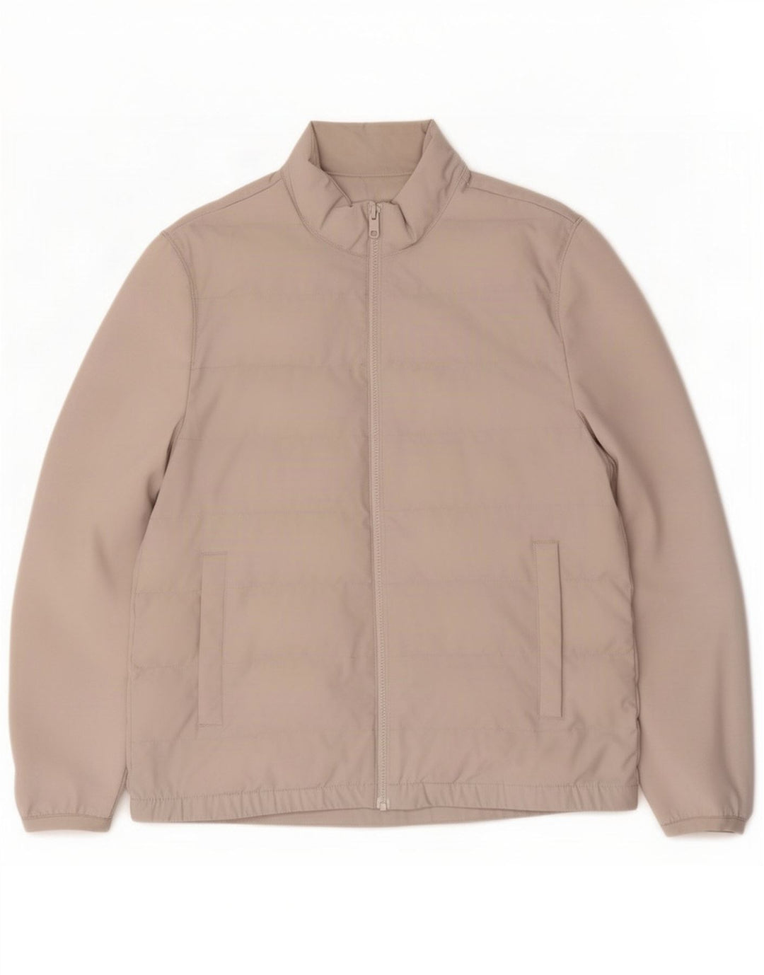 Giacca imbottita da uomo Zara UK 38 Poliestere grigio medio