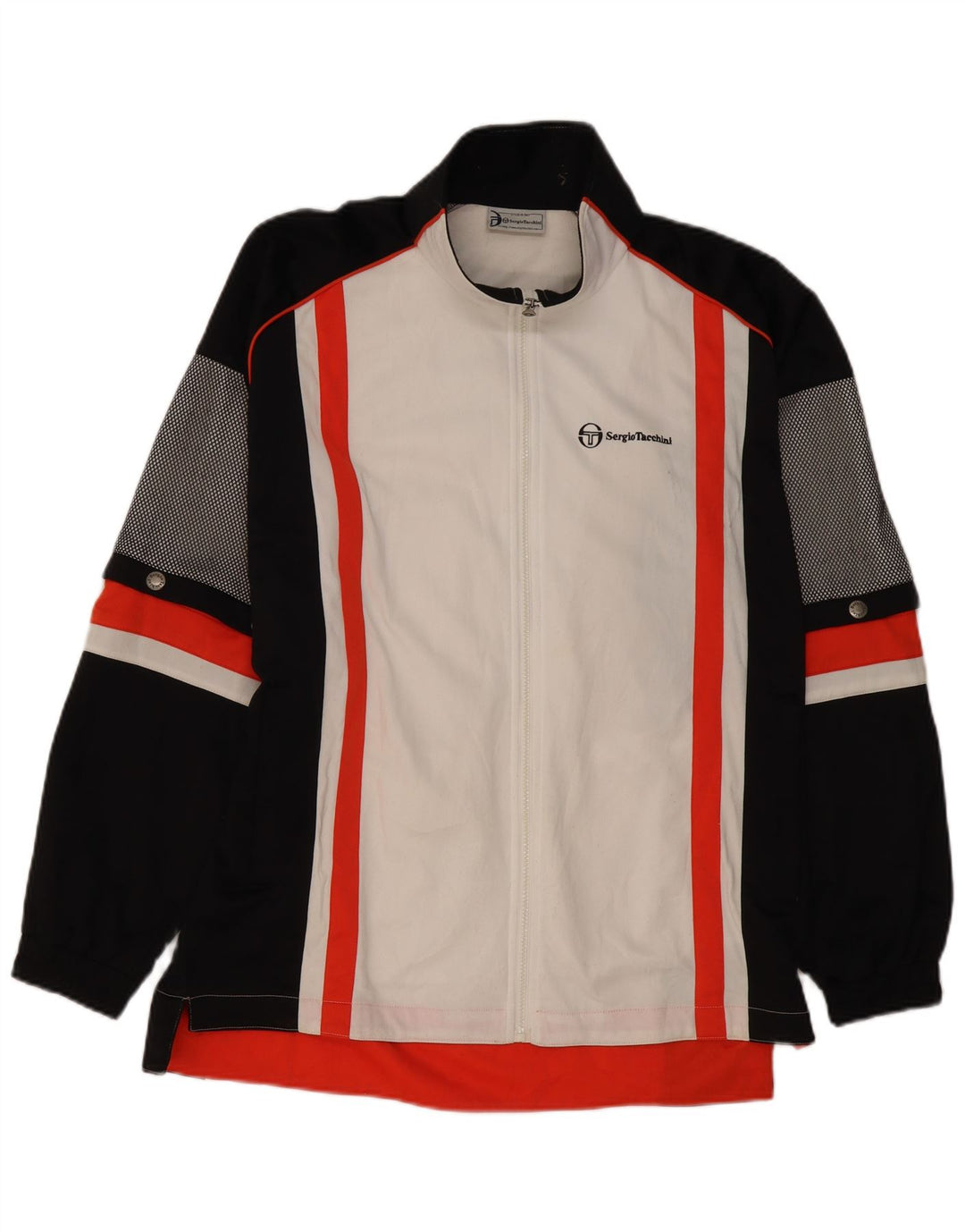 SERGIO TACCHINI Giacca da tuta da uomo IT 52 Large White Colourblock