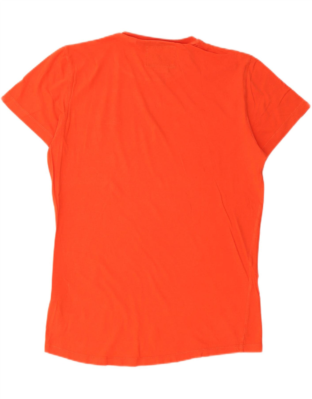 T-shirt da uomo SUPERDRY Top in cotone arancione medio