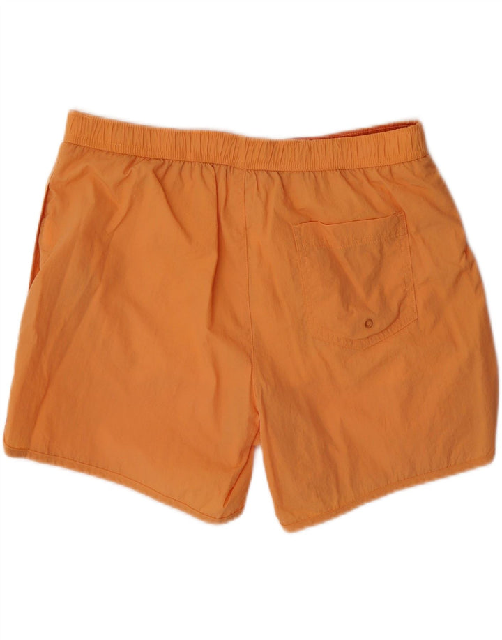 ZARA Mens Swimming Shorts Large Orange Polyester Vintage Zara and Second-Hand Zara from Messina Hembry 