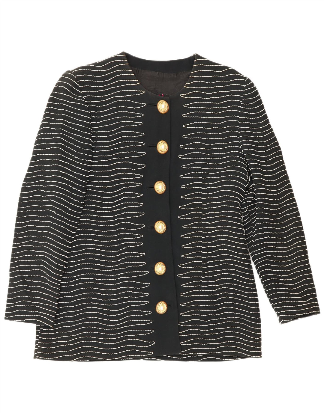 Giacca Blazer da Donna a 6 Bottoni Gai Mattiolo IT 50 XL a Righe Nere