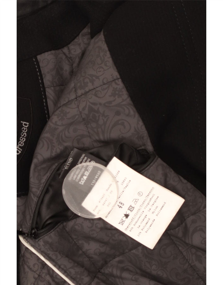 Soprabito Bugatti Uomo IT 48 Medio Lana Nera