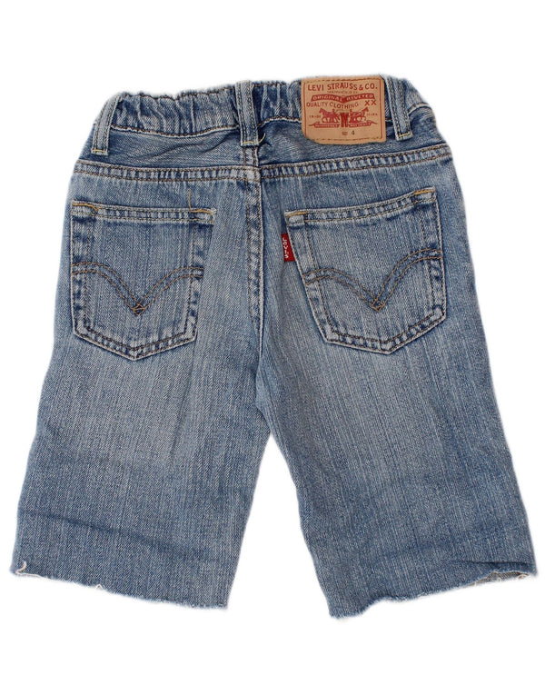 Pantaloncini di jeans Levi's per ragazzi 3-4 anni W22 in cotone blu