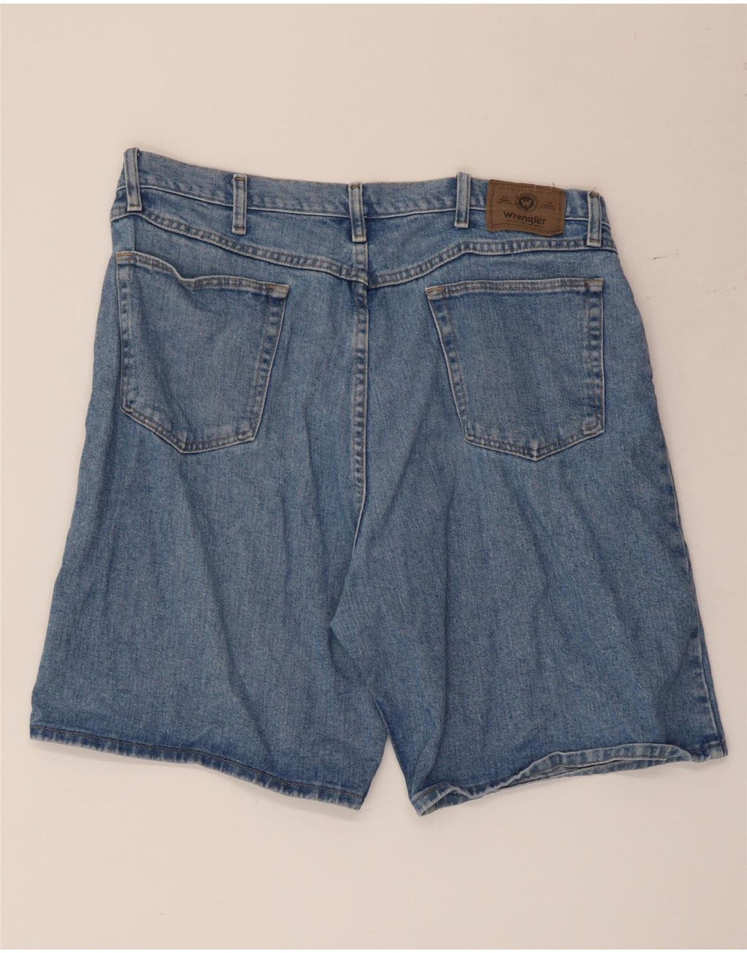 Pantaloncini di jeans da uomo WRANGLER W38 XL cotone blu