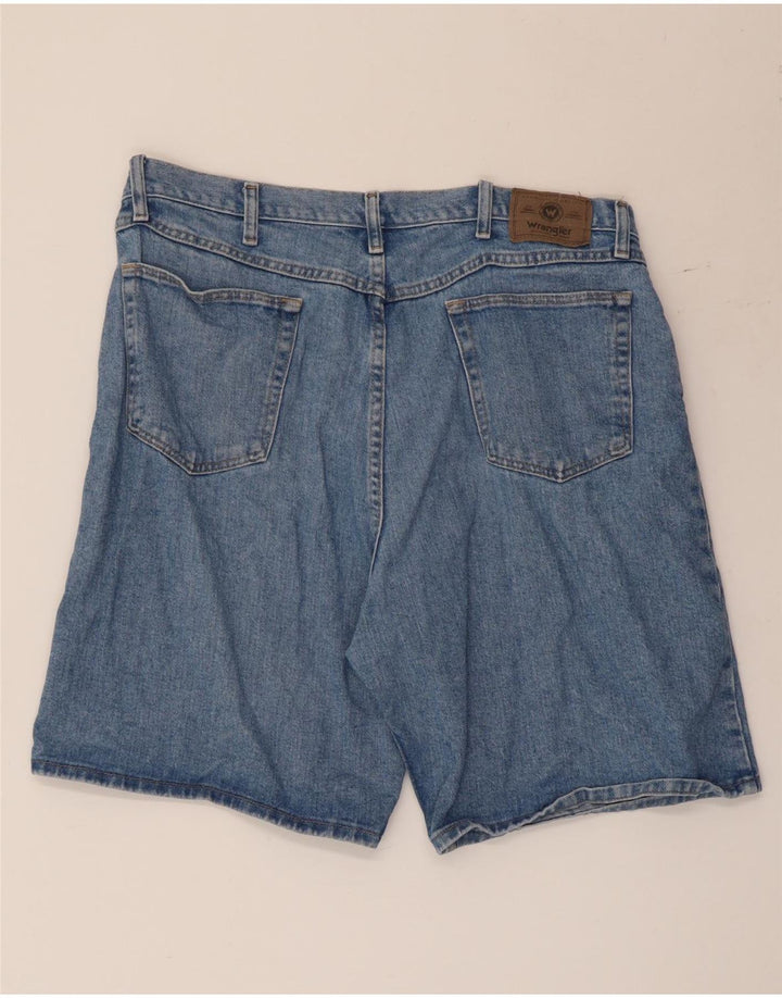 Pantaloncini di jeans da uomo WRANGLER W38 XL cotone blu