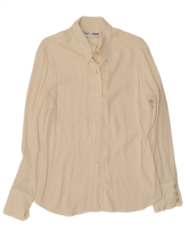 Camicetta da donna Pierre Cardin UK 12 medio bianco sporco