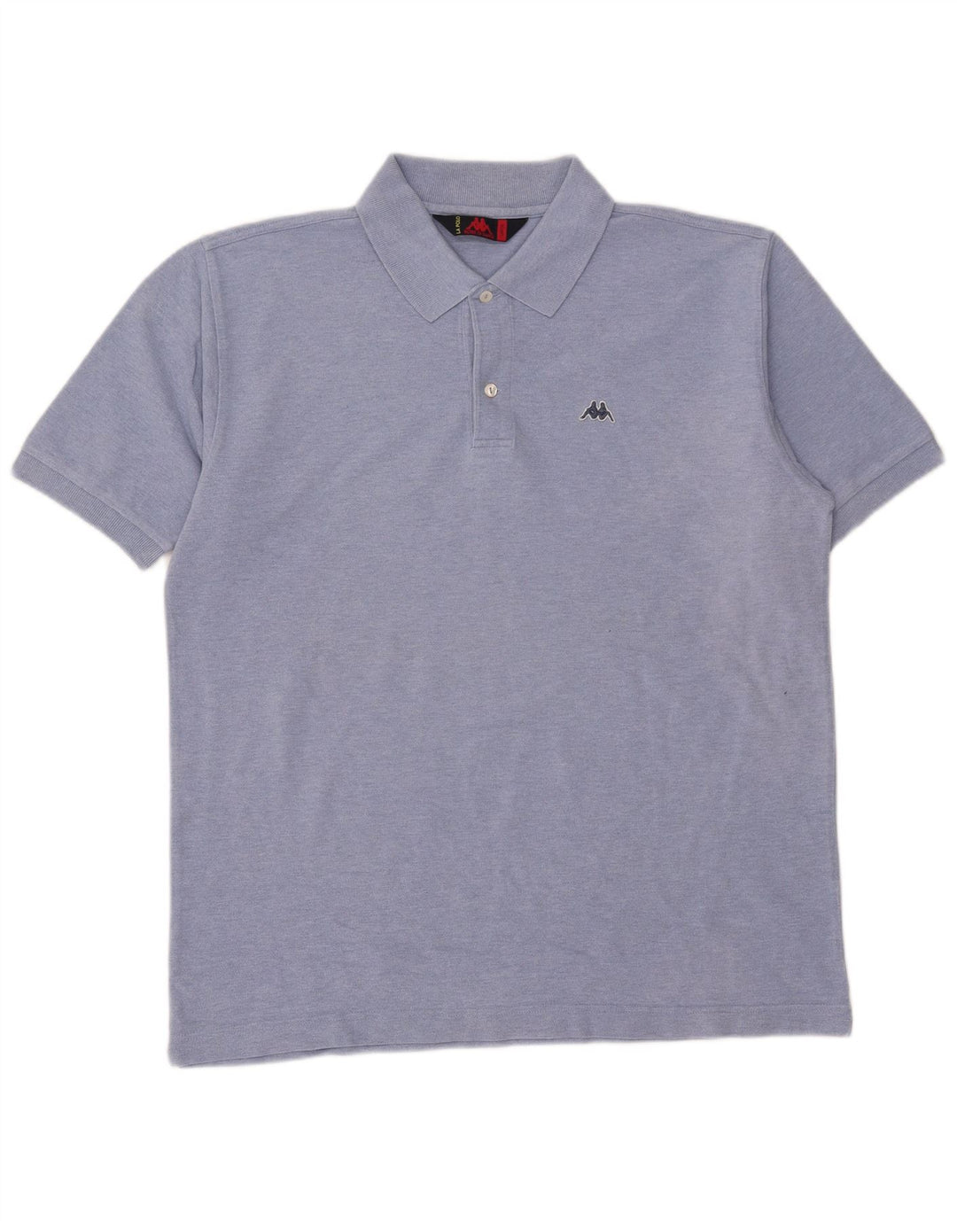 KAPPA Mens Polo Shirt Large Blue Cotton