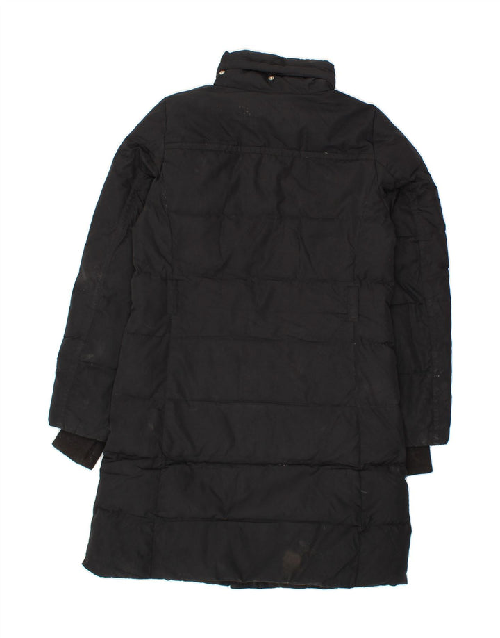 J. CREW Womens Padded Coat UK 10 Small Black Polyester Vintage J. Crew and Second-Hand J. Crew from Messina Hembry 