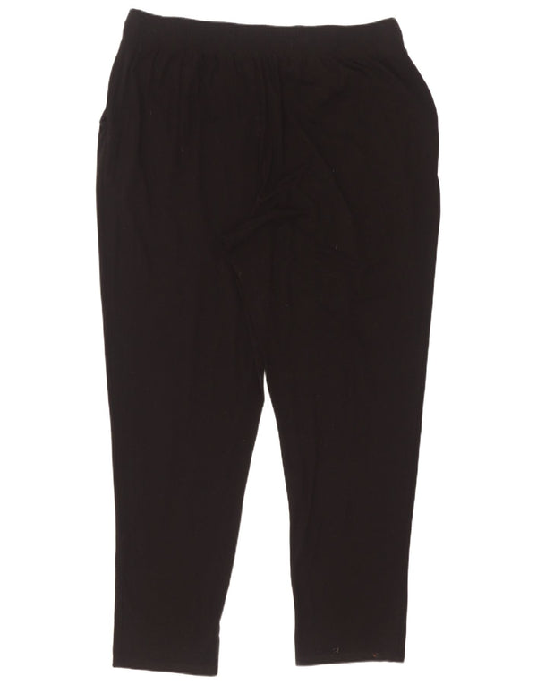 Pantaloni chino slim da donna Marks & Spencer UK 16 Large W36 L30 neri